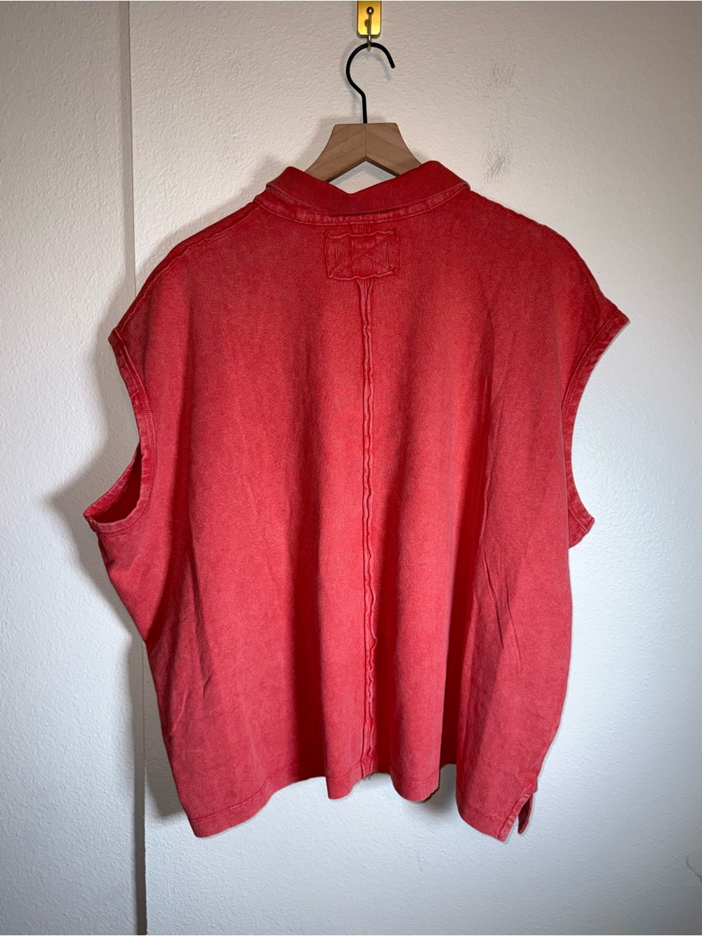 FREE PEOPLE We The Free x Revolve Keep On Polo Shabby Chic Crop Sleeveless Top M - Picture 6 of 6